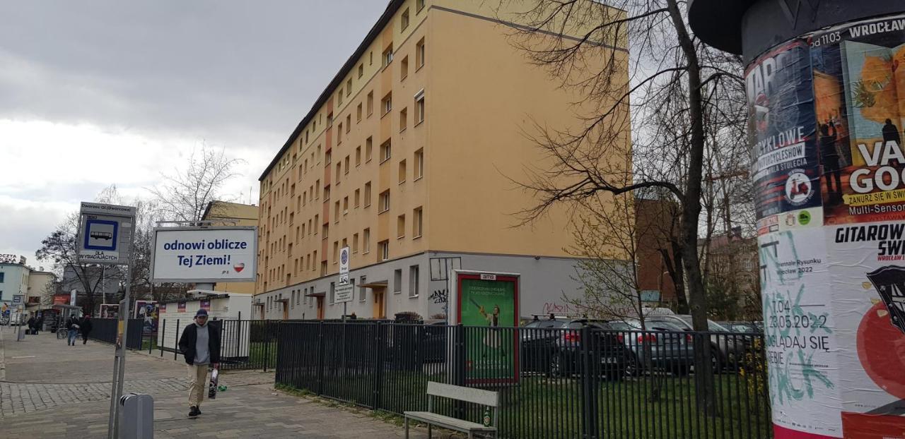 Mieszkanie Jednopokojowe, Ul Dworcowa, Centrum, Parking Gratis!!! Breslavia Esterno foto